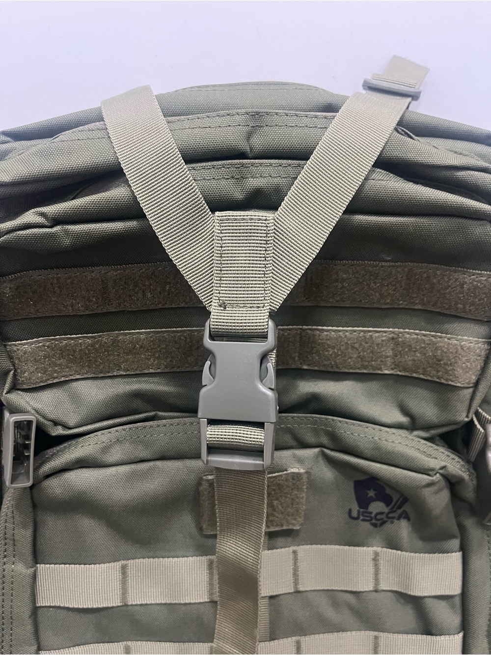 USCCA Military Green Tactical Backpack Adjustable Straps Multi Pocket - Picture 3 of 6